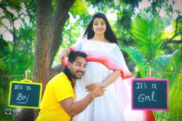 Syamala Maternity Photo Shoot